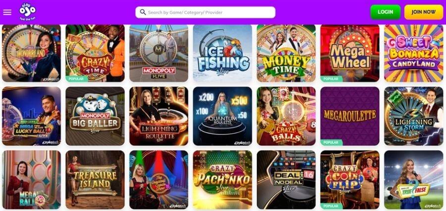 Oplev det unikke Play OJO Casino DK Oplev det unikke Play OJO Casino DK